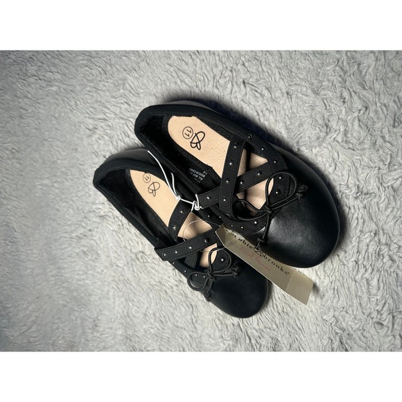 Little girls Ballet Flats with stud design size 11 NWT - Picture 3 of 6